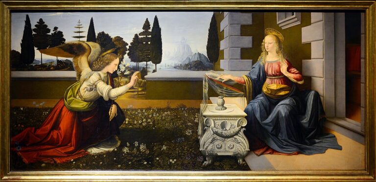 Annunciation by Leonardo Da Vinc