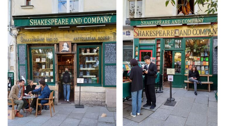 shakespeare and co attracts visitors from all around the world