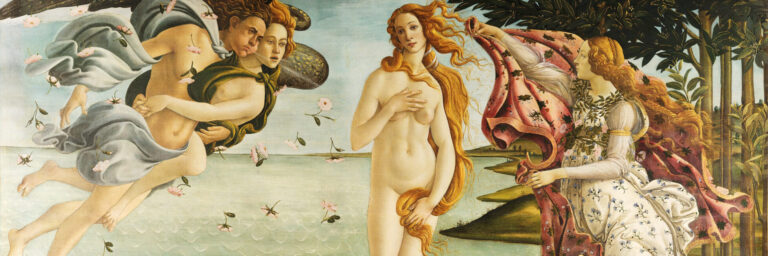 the birth of venus by botticelli in the uffizi