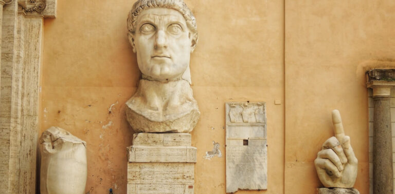 constantine statue in the capitoline museums