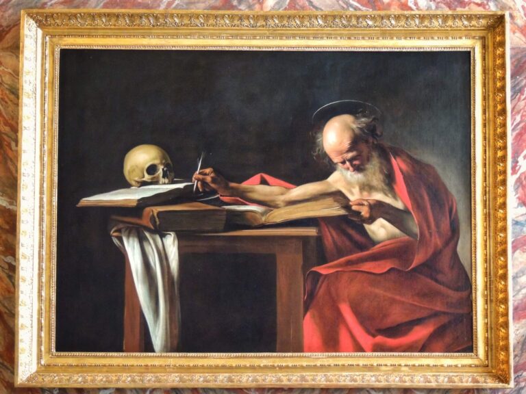 caravaggio jerome study borghese