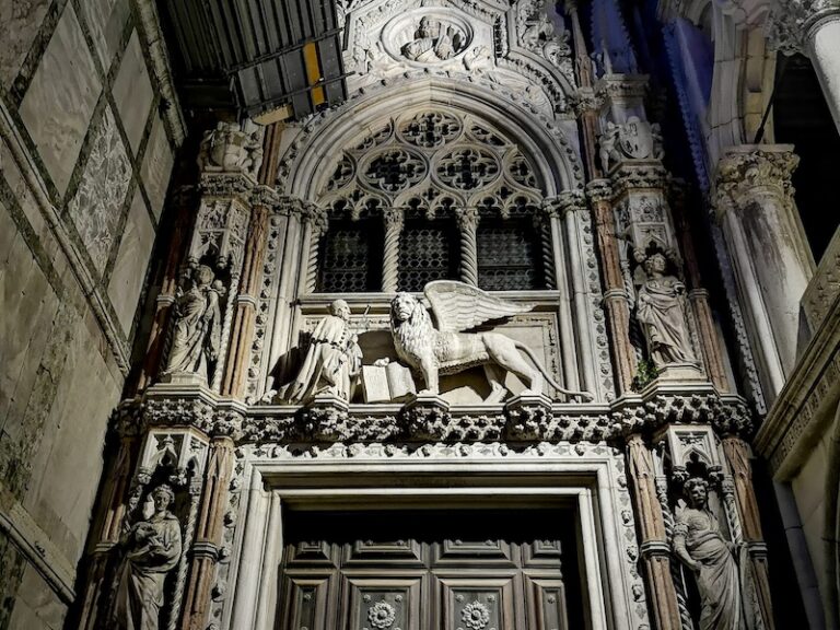 porta della carta in the doge's palace