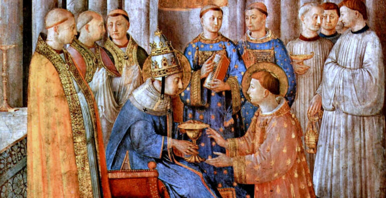 fra angelico frescoes in the niccoline chapel at the vatican