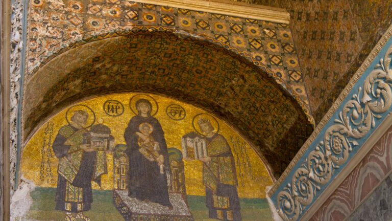 mosaics in hagia sofia