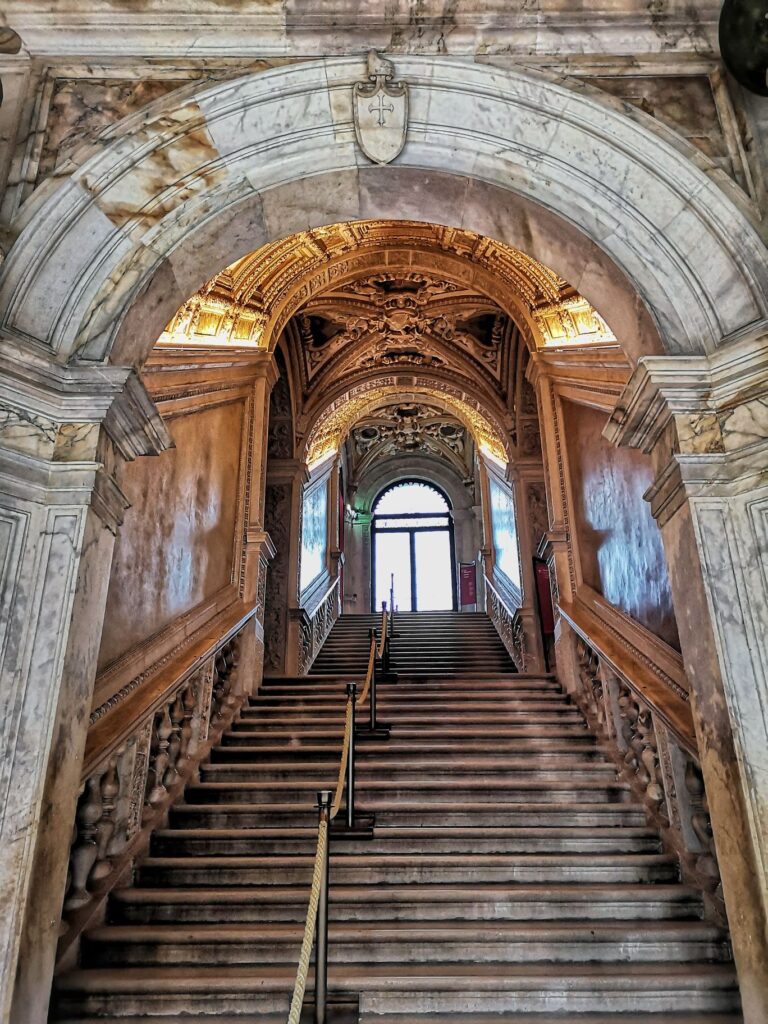 the scala d'oro in venice's doge's palace