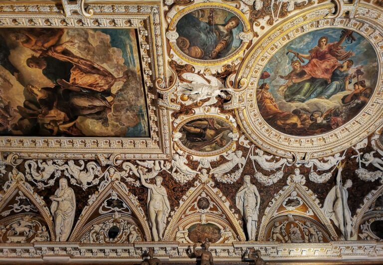 frescoes in the doge's palace in venice