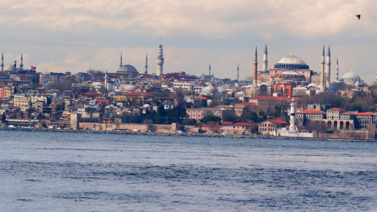 istanbul seen from the sea