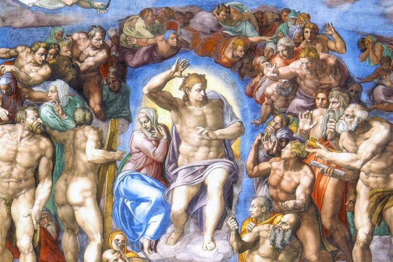 Christ in Michelangelo's Last Judgement