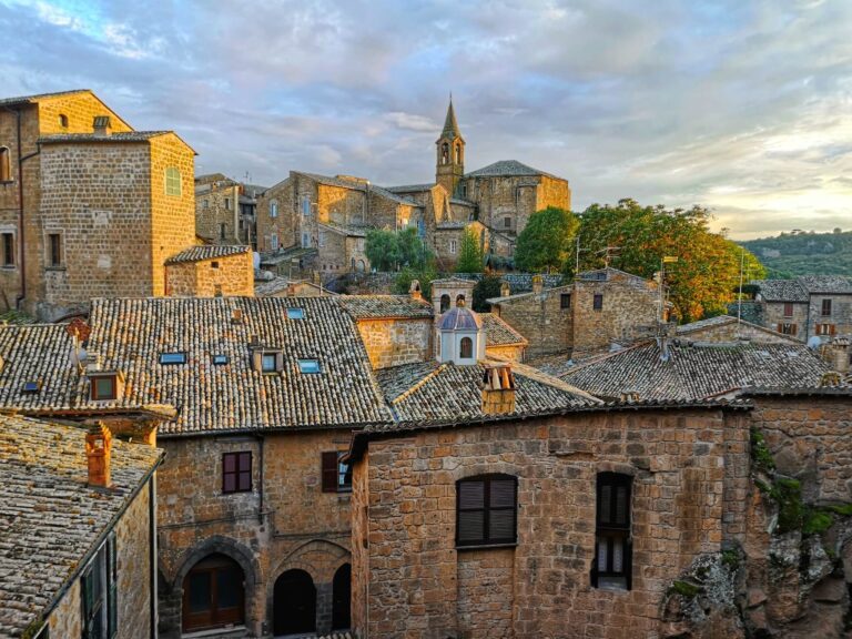 panorama of orvieto in umbria