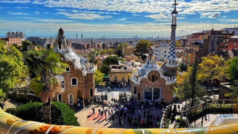 park guell barcelona view