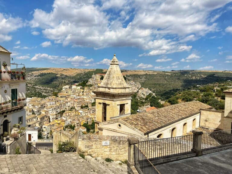 a view of ragusa in sicily