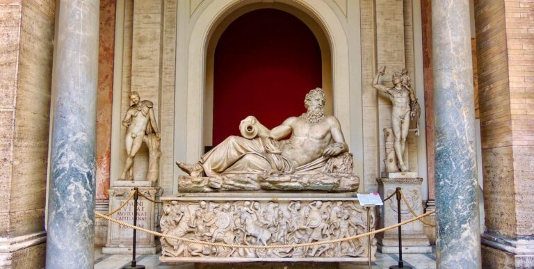 vatican river god octagonal courtyard