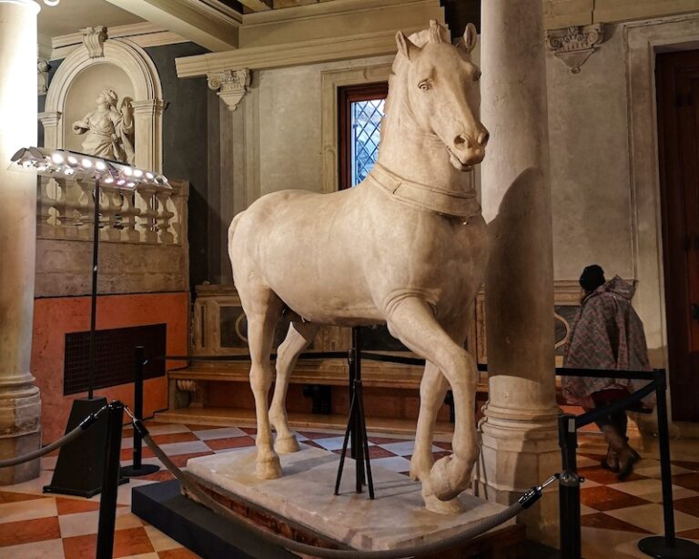 horse in venice's accademia gallery