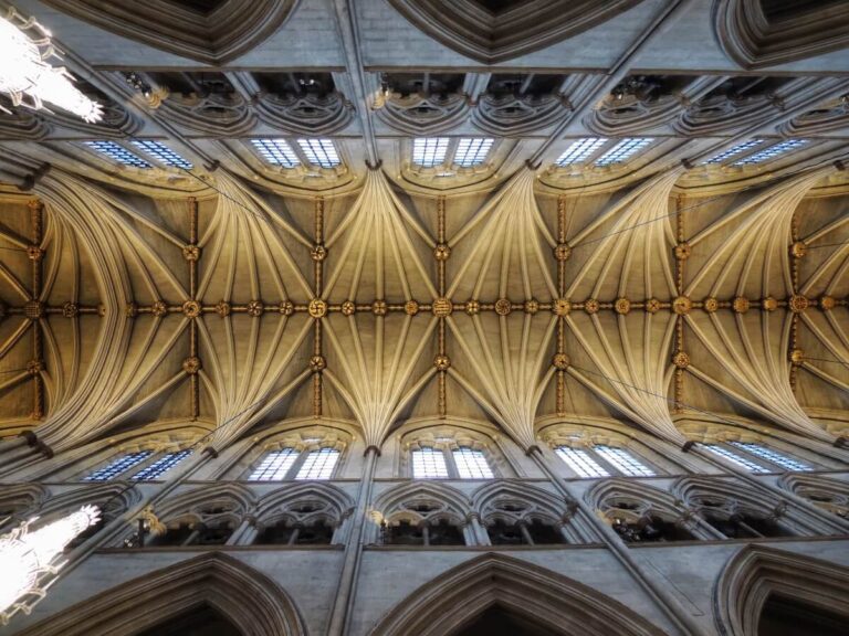nave vaulting in westminster abbey